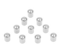 HEEPDD Ensemble de 10 Pistons à Bille en Acier Inoxydable, Positionnement de Précision pour Pinces Mécaniques et Moules avec Installation par Pression, Taille du Corps 0,2 Pouce X 0,24 Pouce, Idéal