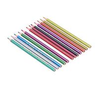 HEEPDD Ensemble de 12 Crayons de Couleur Métalliques, Fournitures de Dessin Fluorescentes, Idéales pour les Enfants et les Adultes, Croquis, Artisanat et Peinture (plomb de couleur métallique)