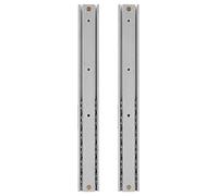 HEEPDD Ensemble de 2 Mini Glissières de Tiroir, Glissières à Roulement à Billes à Fermeture Douce pour Armoires et Tiroirs de 100 Mm de Long (140 mm de longueur)