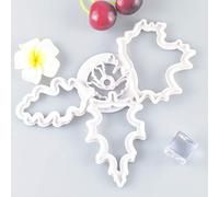HEEPDD Ensemble de 4 -Feuilles d'automne de Noël, en Plastique de qualité Alimentaire, Facile à Utiliser, Idéal pour la Cuisson des Feuilles d'automne, la Décoration de Biscuits de Thanksgiving