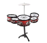 HEEPDD Ensemble de Batterie de Jazz pour Enfants, Kit de Batterie électrique Musicale de 5 Pièces pour Enfants, Jouets de Puzzle pour l'éducation Précoce