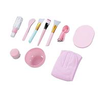HEEPDD Ensemble de Bols de Mélange de Masques Faciaux, 12 Pièces en Plastique Inodore, Brosses de Bol de Masques pour les Soins de la Peau à Faire Soi-même à la Maison ou en Voyage