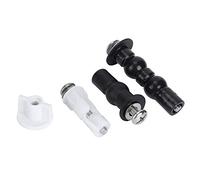 HEEPDD Ensemble de Boulons de Vis de Couvercle de Toilette Universel, Accessoires de Sièges de Toilette, Kit de Pièces de Rechange en Acier Inoxydable 304 et Caoutchouc, pour