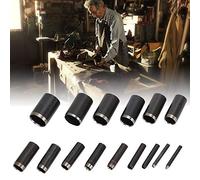 HEEPDD Ensemble de Coupe, en Cuir Bricol (Ensemble de 15 pièces A31 Round Punch)