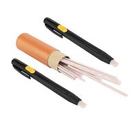 HEEPDD Ensemble de Craie de Tailleur, en Plastique, 2 Coques de Stylo avec 20 Recharges de Cire, Marqueur à Disparition Automatique pour la Couture et la Couture