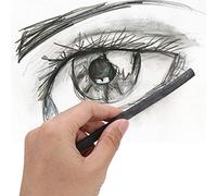 HEEPDD Ensemble de Crayons à Charbon Professionnels, 25 Pièces, Bâtons de Dessin Assortis avec Mélange Lisse pour Dessiner des Portraits (Charbon 2)