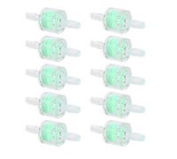 HEEPDD Ensemble de Filtres de Tuyau de Pompe à Eau d'aquarium ABS Vert, 10 Pièces Connecteurs de Tube en Silicone Multi-Tailles 4 Mm 6 Mm 8 10, Fournitures de Filtration Faciles à Installer pour