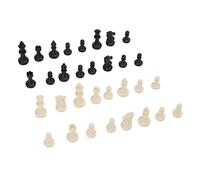 HEEPDD Ensemble de Mini Pièces d'échecs en Plastique PS, Pièces de Jeu Durables pour des Activités de Fête Amusantes, Idéal pour Le Camping et Les Jeux Décontractés Ensemble de Mini d'échecs en