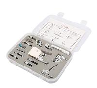 HEEPDD Ensemble de Pied presseur à Coudre, 15pcs Machine à Coudre Pied à Presser Kit ménage pièces de Rechange Bricolage Accessoires pour Machine à Coudre Frère Chanteur