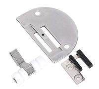 HEEPDD Ensemble de Plaques à Aiguilles pour Machine à Coudre, Pied-de-biche et Dents en Métal pour Machines à Coudre Industrielles à Point noué, Installation Facile, Durable et de Haute qualité