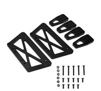 HEEPDD Ensemble de Plaques de Levage de Châssis en Alliage, Solide et Robuste pour Les Voitures d'escalade, Installation Facile pour Les Modèles Axiaux SCX10 1/10 RC Ensemble de Plaques de Levage