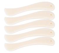 HEEPDD Ensemble de Plieurs de Papier en Os Artificiel, Outil de Notation en Plastique pour la Fabrication de Cartes et la Reliure, Modèles Longs et Courts pour les Amateurs de Bricolage (plastique 2)