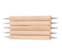 HEEPDD Ensemble de Points de Pointage à Double extrémité, pour la Peinture et la Gravure, les Stylos d'Indentation de 5pcs pour la Peinture et la Gravure, 5pcs Indentation Stylos Nan