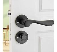 HEEPDD Ensemble de Serrures de Porte, Poignée de Verrouillage à clé en Aluminium, Conception Ergonomique pour Portes de sécurité Intérieures