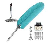 HEEPDD Ensemble de Stylos à Plume, Stylos de Calligraphie 6 Plumes de Rechange, Cadeau de Calligraphie Antique pour les étudiants et les Enseignants Ensemble de à Plume, Stylo à Vintage avec Nan