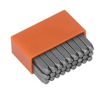 HEEPDD Ensemble de Tampons en Métal de 27 Pièces, Poinçons pour la Fabrication de Bijoux, l'artisanat du Cuir et le Travail des Métaux de Précision