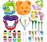 HEEPDD Ensemble d'Emporte-pièces et de Scellants à, en Acier Inoxydable, 32 Pièces, Emporte- pour le Déjeuner des Enfants, Crée des Formes Amusantes et Engage la Cuisine Familiale, les Nécessités