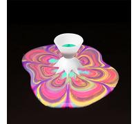 HEEPDD Entonnoir Polyvalent pour Peinture Acrylique - 3 Mini Entonnoirs à 7 Pieds - Idéal pour les Jeunes Artistes et les Débutants en Matière Plastique (WHITE)