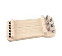 HEEPDD Entraîneur de Doigts en Bois, Mini Appareil d'entraînement Koto à 6 Cordes, Bois Massif pour la Pratique, Amélioration des Compétences n'importe où pour les Débutants Koto
