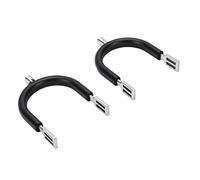HEEPDD Éperons en Acier Inoxydable pour équitation Anglaise, éperons | Col Court de 20 Mm pour un Repère Précis, 215 G par Paire Ajustement Stable, Acier épaissi Antirouille Durable pour Bottes