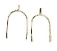HEEPDD Éperons équestres en Alliage de Zinc chromé pour Femmes, pour Débutants, avec Construction Ultra Robuste, Facile à Porter (Gold)