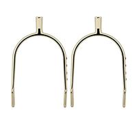 HEEPDD Éperons étroits en Alliage de Zinc en Laiton chromé pour Femmes, Molettes en Laiton chromé, Éperons Chromés pour Femmes pour éperons Plaqués (Or)