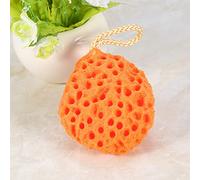 HEEPDD Éponge de Douche Corporelle, Polyuréthane Hydrophile, Boule de Bain Exfoliante, Nettoyage Doux et Soin de la Peau pour les Types de Peau (ORANGE)