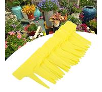 HEEPDD Étiquettes de Plante 50 PCS PLANTES T TAGLE TAGE MARCHEURS, NURSERY GARDING LAWN Étiquettes, Idéal pour Marquer des Plateaux de Semences, des Pots, Facile à Nettoyer avec des Stylos Communs,