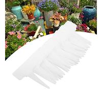 HEEPDD Étiquettes de Plante 50 PCS PLANTES T TAGLE TAGE MARCHEURS, NURSERY GARDING LAWN Étiquettes, Idéal pour Marquer des Plateaux de Semences, des Pots, Facile à Nettoyer avec des Stylos Communs,