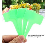HEEPDD Étiquettes de Plante 50 PCS PLANTES T TAGLE TAGE MARCHEURS, NURSERY GARDING LAWN Étiquettes, Idéal pour Marquer des Plateaux de Semences, des Pots, Facile à Nettoyer avec des Stylos Communs,