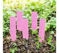 HEEPDD Étiquettes de Plantes 100 PCS Étiquettes de Graines de Plante en Plastique, Bâton Facile dans le Sol, Matériau en PVC, Marquer les Fournitures de Jardinage d'identification des (PINK)