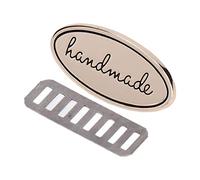 HEEPDD Étiquettes Faites à la Main, Boutons Respectueux de l'environnement, Robustes et Durables, avec une Apparence Exquise, pour Sacs à Coudre, Portefeuilles, Sacs à Main, Artisanat en Tissu de