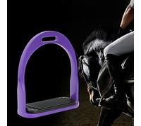 HEEPDD Étriers Antidérapants en Aluminium, Accessoires équestres Sûrs avec Pédale Antidérapante pour l'équitation et l'entraînement Étriers Antidérapants en Aluminium, Fournitures Légères pour