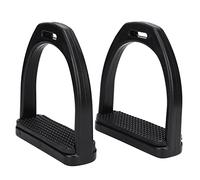 HEEPDD Étriers en Plastique, étriers d'équitation avec Coussinet en Caoutchouc Antidérapant, équipement d'équitation Léger pour Une stabilité Améliorée dans Les en Plastique ' Occidentale (Grande