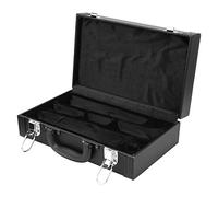 HEEPDD Étui pour Clarinette, Coque Rigide en Simili Cuir avec Intérieur Résistant aux Chocs, Sangles de Sac à Dos Réglables, Accessoire de Voyage Léger pour étudiants