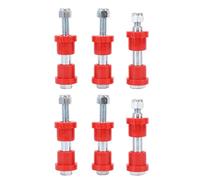 HEEPDD Ezgo TXT Leaf Spring Kit, Mise à Niveau en Polyuréthane, Solution de Réduction du Bruit, Ensemble de Matériel Complet pour les Chariots de 1994-up Modèles (rouge)