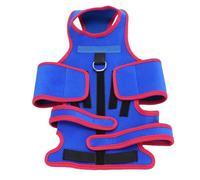 HEEPDD Faire du Faisceau de Gilet pour Chien, Harnais pour Animaux de Compagnie Viete de Gilet Confortable Multifonctionnel Côté Oxford avec Une Fixation en Laisse pour la Marche en (M)