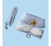 HEEPDD Faire Un Harnais de Chat Réglable, Écarneux Proof Léger Poids Respirant des Ailes Anges (XL (2,5 à 4 kg / 5,5 à 8,8 LB))