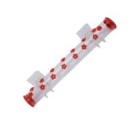 HEEPDD Fenêtre Feeder Durable Suparent Transparent Drink pour Plusieurs Colibris avec 14 Trous d'alimentation des Fleurs pour Les Enfants âgés et en Plastique