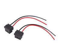 HEEPDD Ferme de Câblage du Connecteur Féminin LED avec une Prise Féminine en Céramique Inclinée pour l'installation de l'ampoule, 2pcs H7 4 Faire pour 'installation de 'ampoule, 2pcs H7 4 Faire