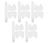 HEEPDD Feuilles de Maille en Plastique, 5 Pièces de Feuilles de Toile en Plastique Blanches avec Bords Polis, Artisanat Sûr et Facile pour la Fabrication de Sacs, Projets de Broderie