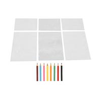 HEEPDD Feuilles de Plastique Thermorétractables, Kit de Papier Thermorétractable à 6 Fleurs pour Enfants et Débutants, Feuilles de Plastique Thermorétractables, Matériau BOPS, Artisanat Nan