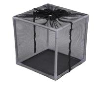 HEEPDD Filtre de Doublure étang avec Couvercle de Maille à Cadre Réglable et 12 Bielles de Connexion à Haute Circulation Anti-Obstacle