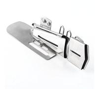 HEEPDD Fixation pour Machine à Coudre Industrielle, Construction Métallique, 4 Options de Taille pour Reliure de Biais sur les Bords des Vêtements pour Machines Verrouillage Plat (1-7/8"-3/4")