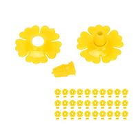 HEEPDD Fleurs de Remplacement pour Mangeoire à Colibris, Accessoires en Plastique pour Mangeoires à Oiseaux, Prolonge la Durée de Vie de la Mangeoire, Convient à la Plupart des Mangeoires à Colibris