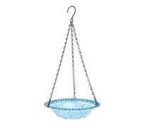 HEEPDD Fontaine de Bain d'oiseaux Solaires, Fontaine Suspendue en Plastique avec 4 Types de Pulvérisation d'eau, Idéal pour les Améliorations de la Cour de Jardin et du Patio