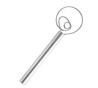 HEEPDD Fouet à Pâte en Acier Inoxydable, Mélangeur de Farine avec Fil Poli Antirouille pour Pain, Biscuits, Pâte à Pizza, Mélangeur de Cuisine Ergonomique Antiadhésif Léger (SILVER)