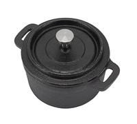 HEEPDD Four Hollandais en Fonte, Marmite émaillée pour une Cuisson Lente, Retient la Chaleur Uniformément pour les Ragoûts et les Rôtis Familiaux, Outils de Cuisine (Diamètre 10CM)