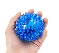 HEEPDD Fournitures pour Chiens Balle à Pointes pour Chien avec Lumières LED, Boule Lumineuse Interactive en PVC pour Le Temps de Jeu, Idéale pour Les Petits et Grands Animaux de Compagnie (A)
