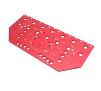 HEEPDD Gabarit de Fixation en Alliage d'aluminium 2 en 1, Guide de Perçage pour étagère avec Positionnement Précis pour Armoire, Tiroir, Armoire, Porte, Meubles, Goupille d'étagère de 35 Mm,